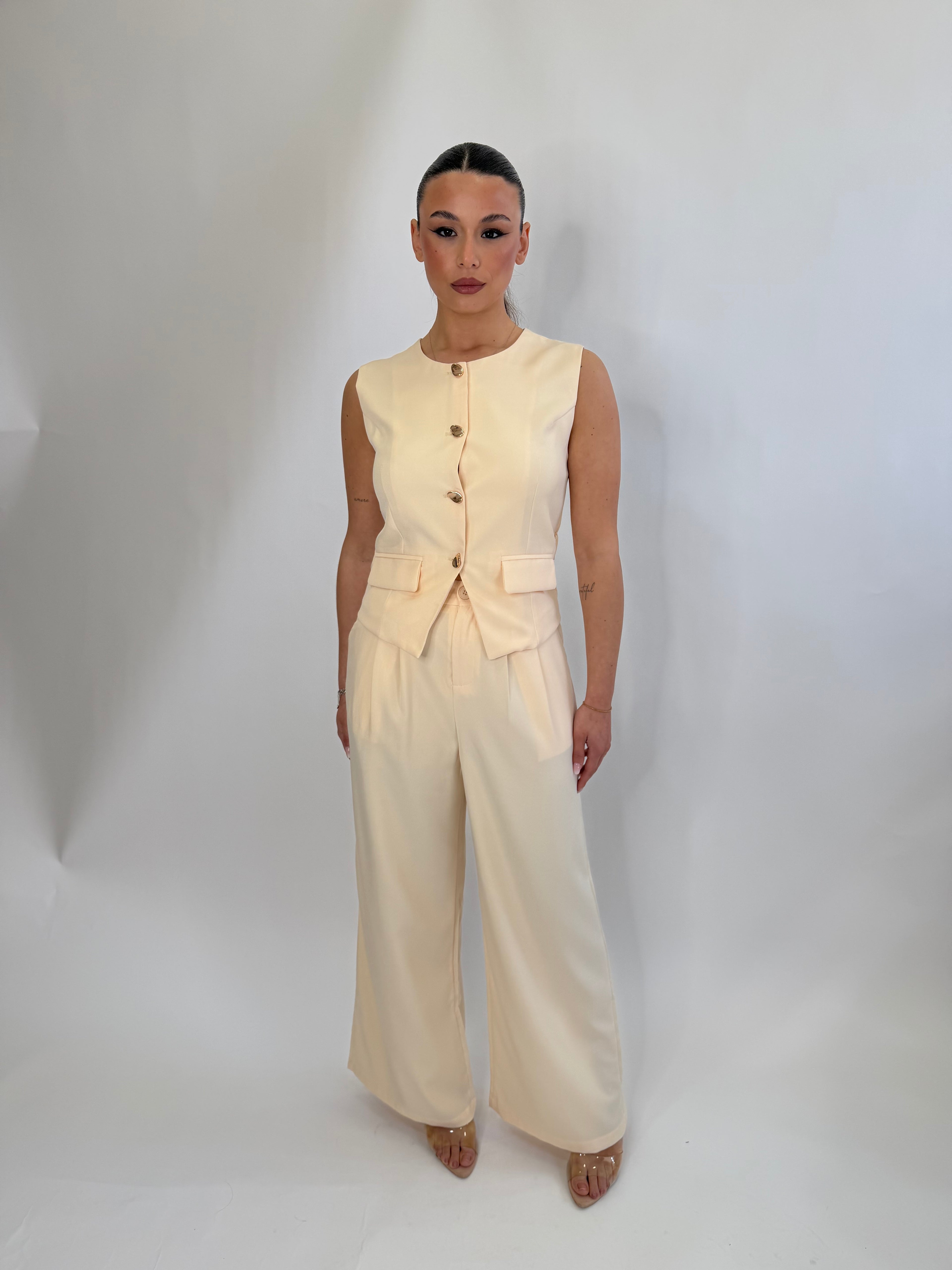 Completo Mindy gilet e pantalone