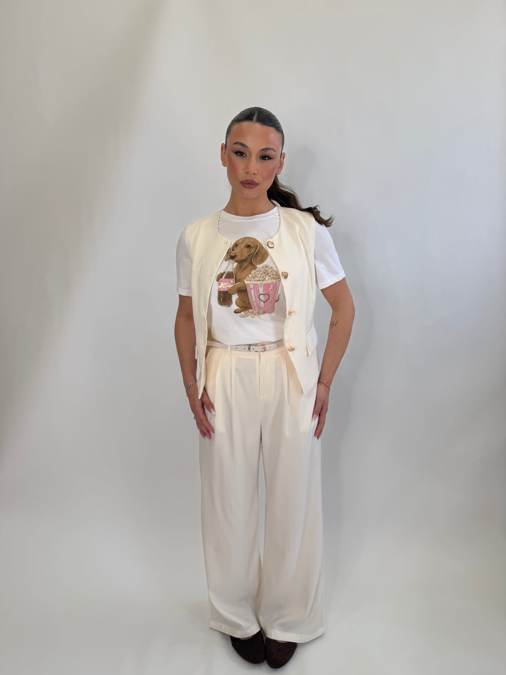 Completo Mindy gilet e pantalone