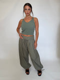 Pantaloni Just west in cotone