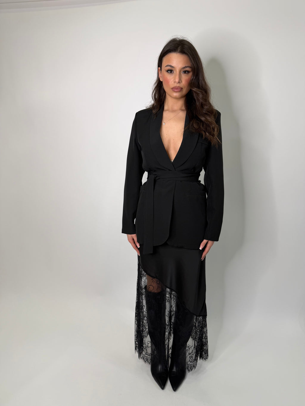 Giacca monopetto nero