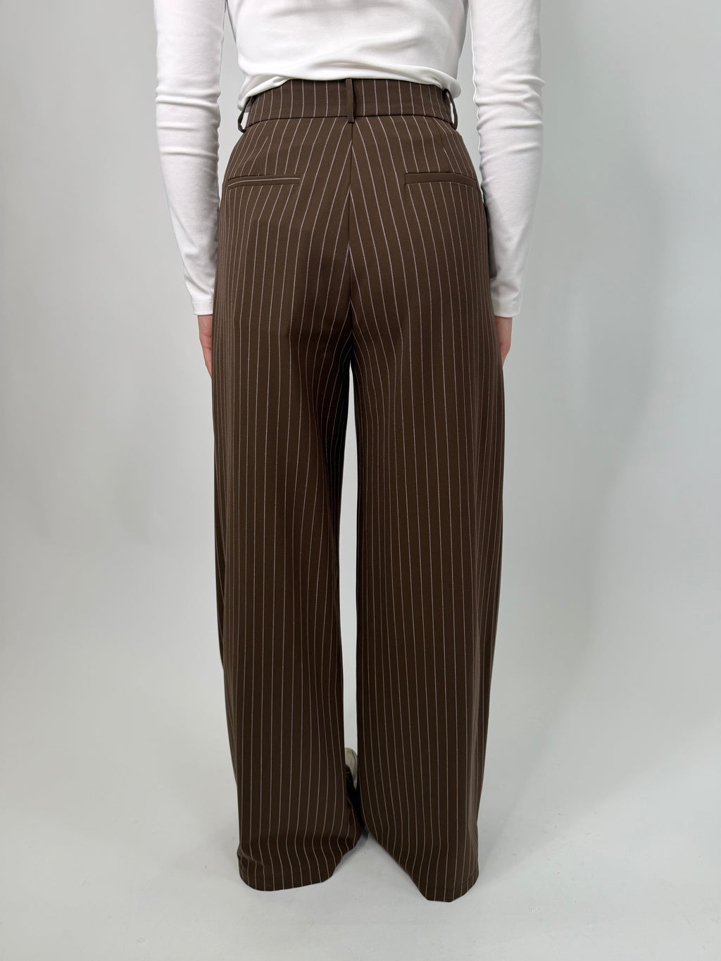 Pantaloni gessati Lumina