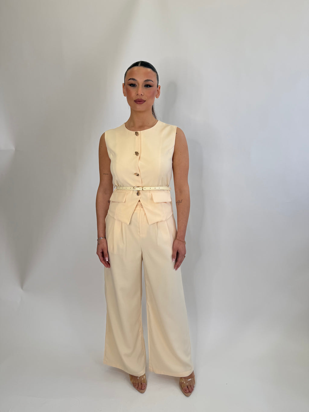 Completo Mindy gilet e pantalone