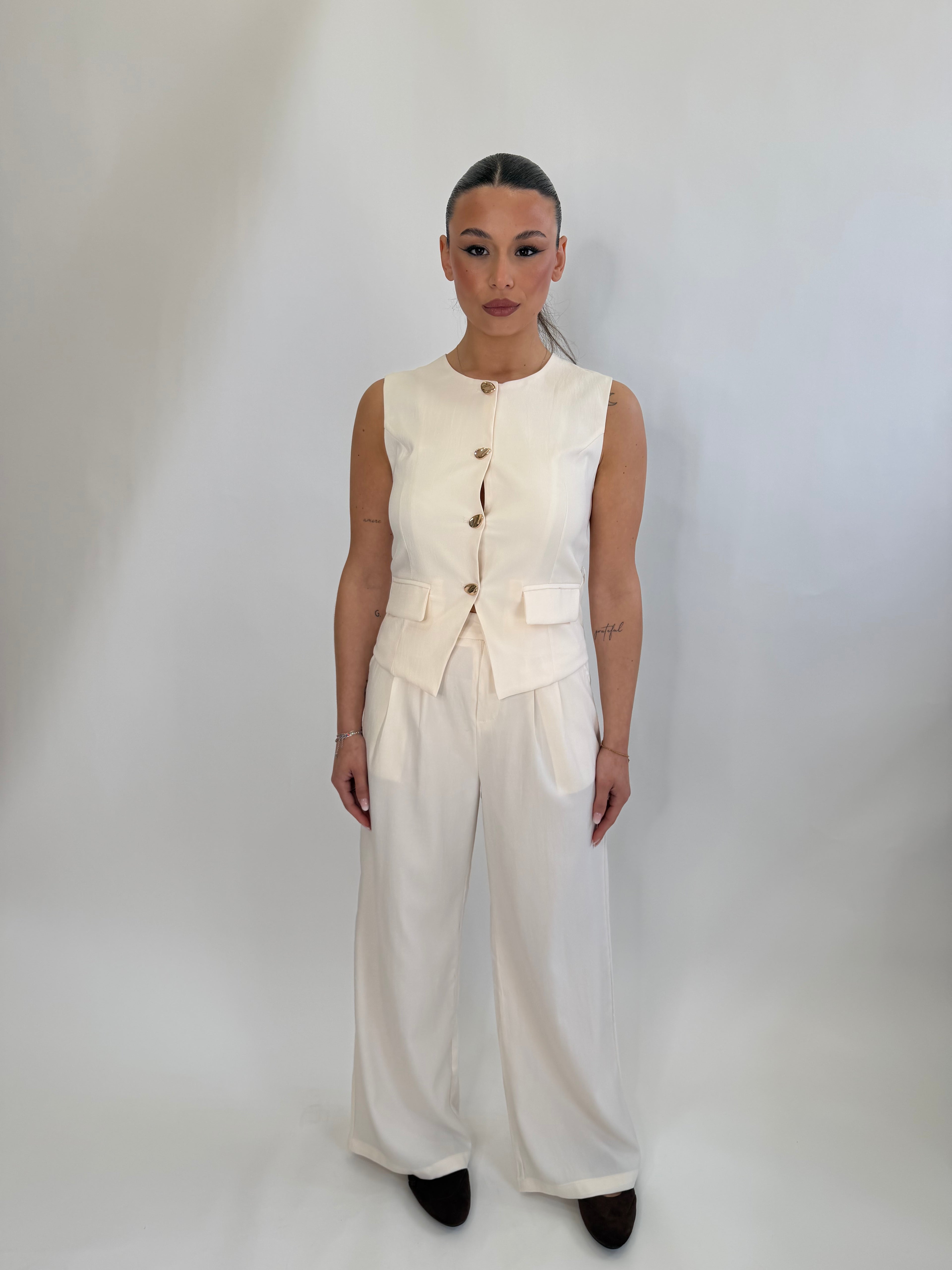 Completo Mindy gilet e pantalone