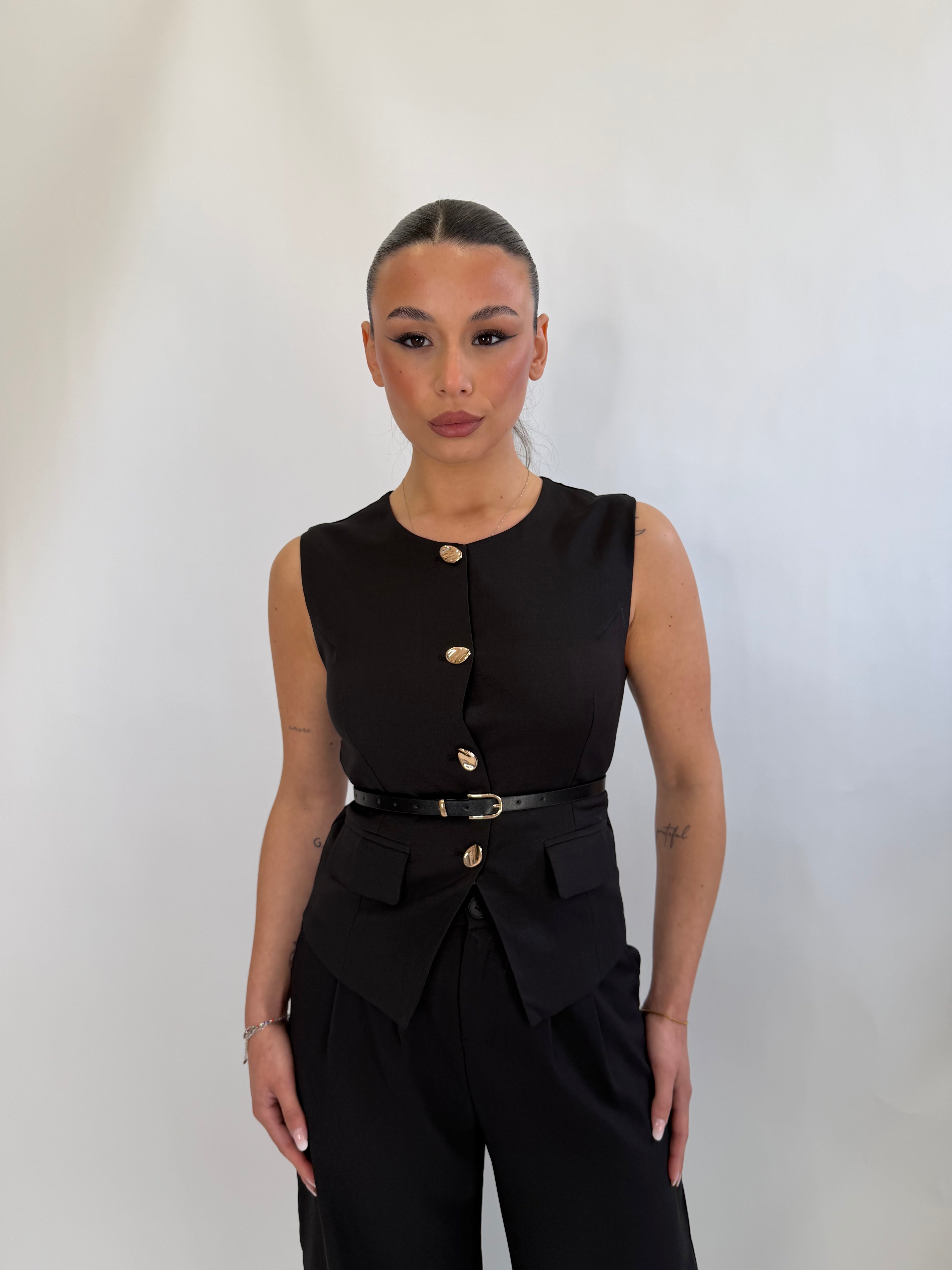 Completo Mindy gilet e pantalone