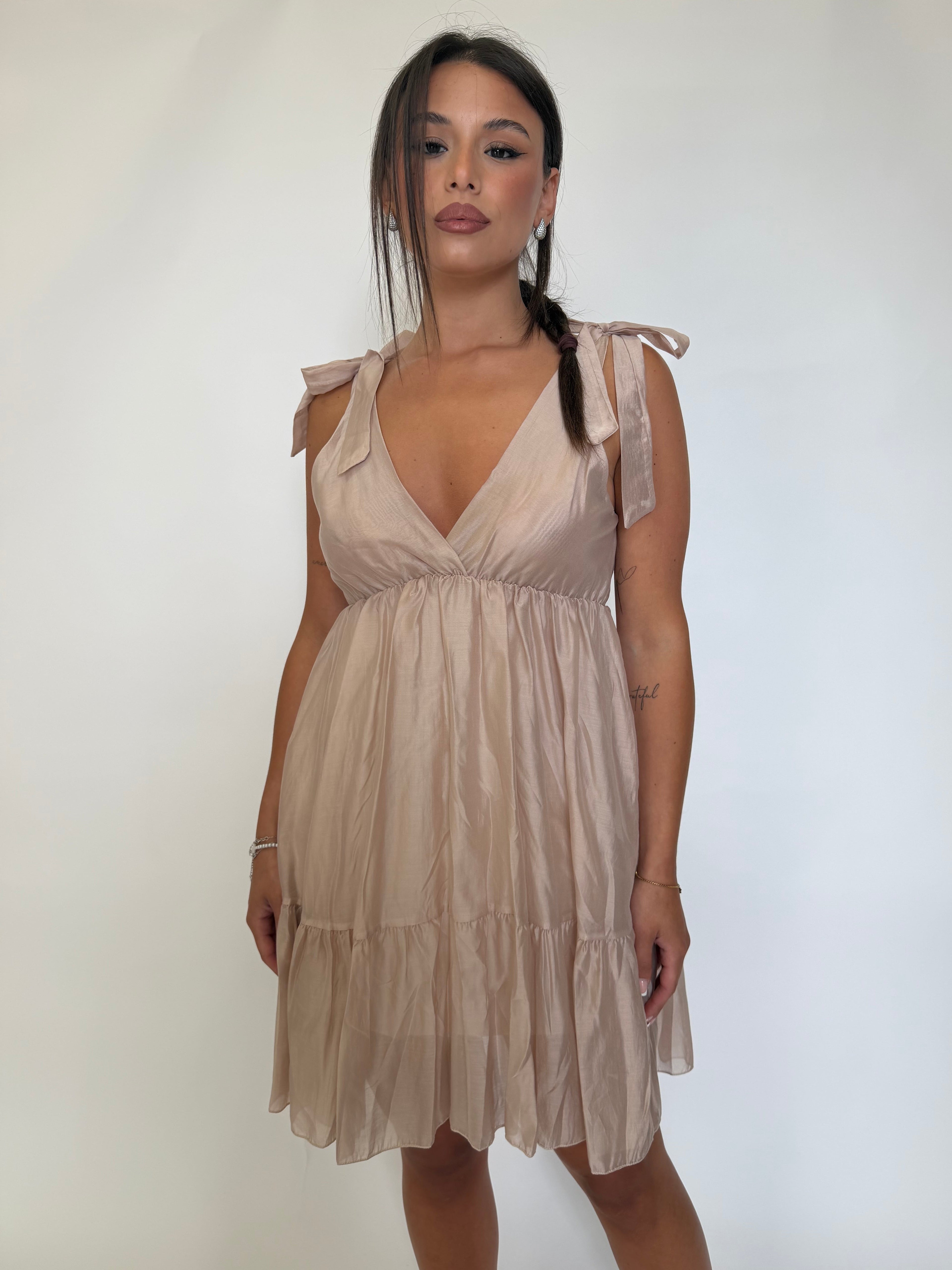 Vestito fiocchetti