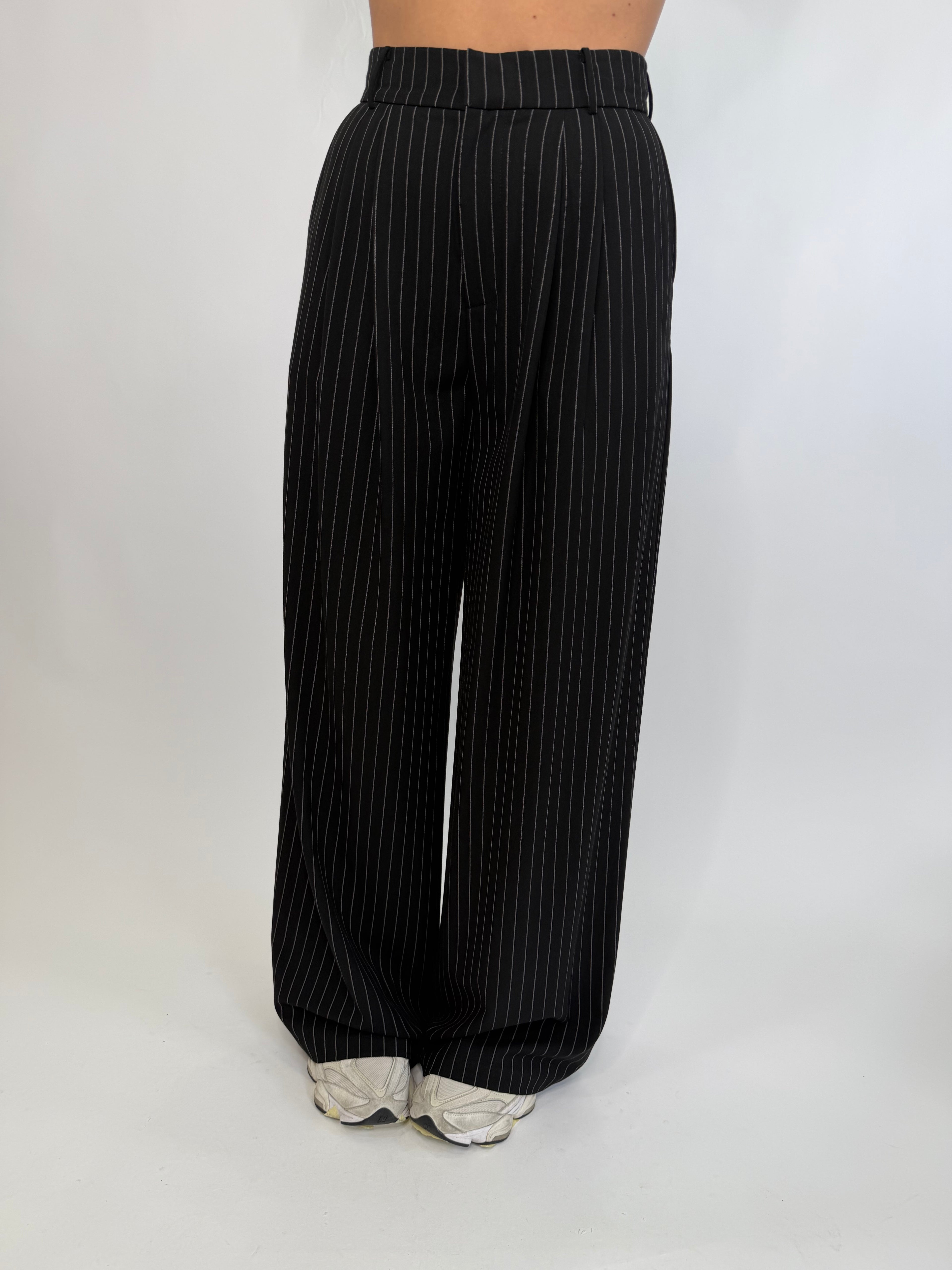 Pantaloni gessati Lumina