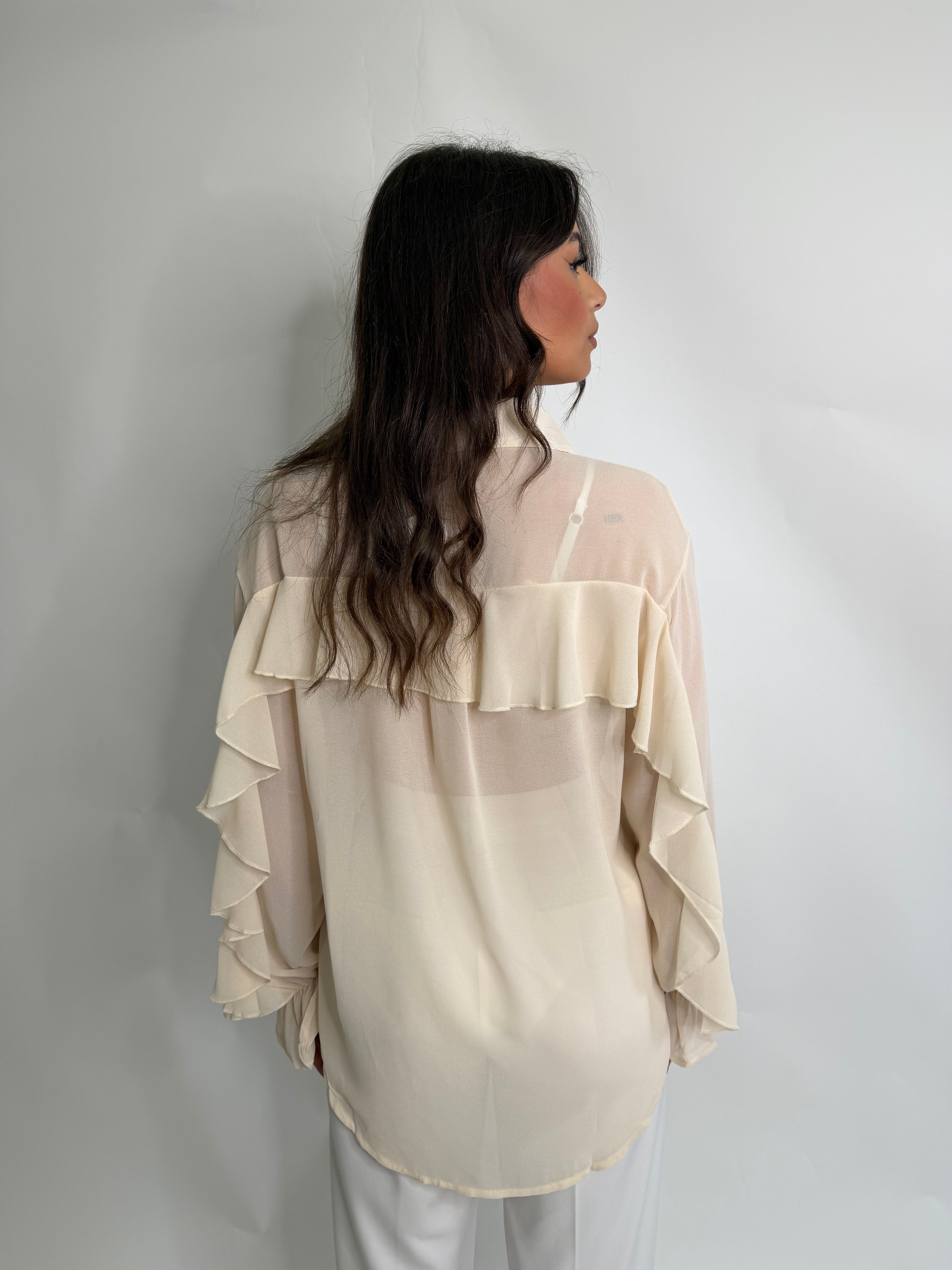 Camicia Anna con volant