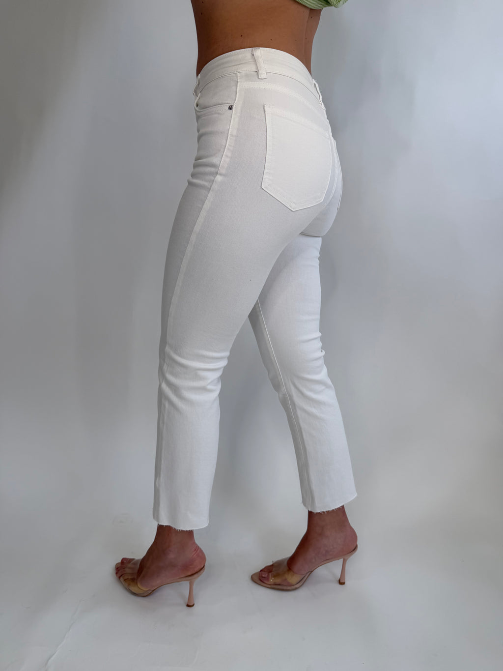 Jeans straight bianco