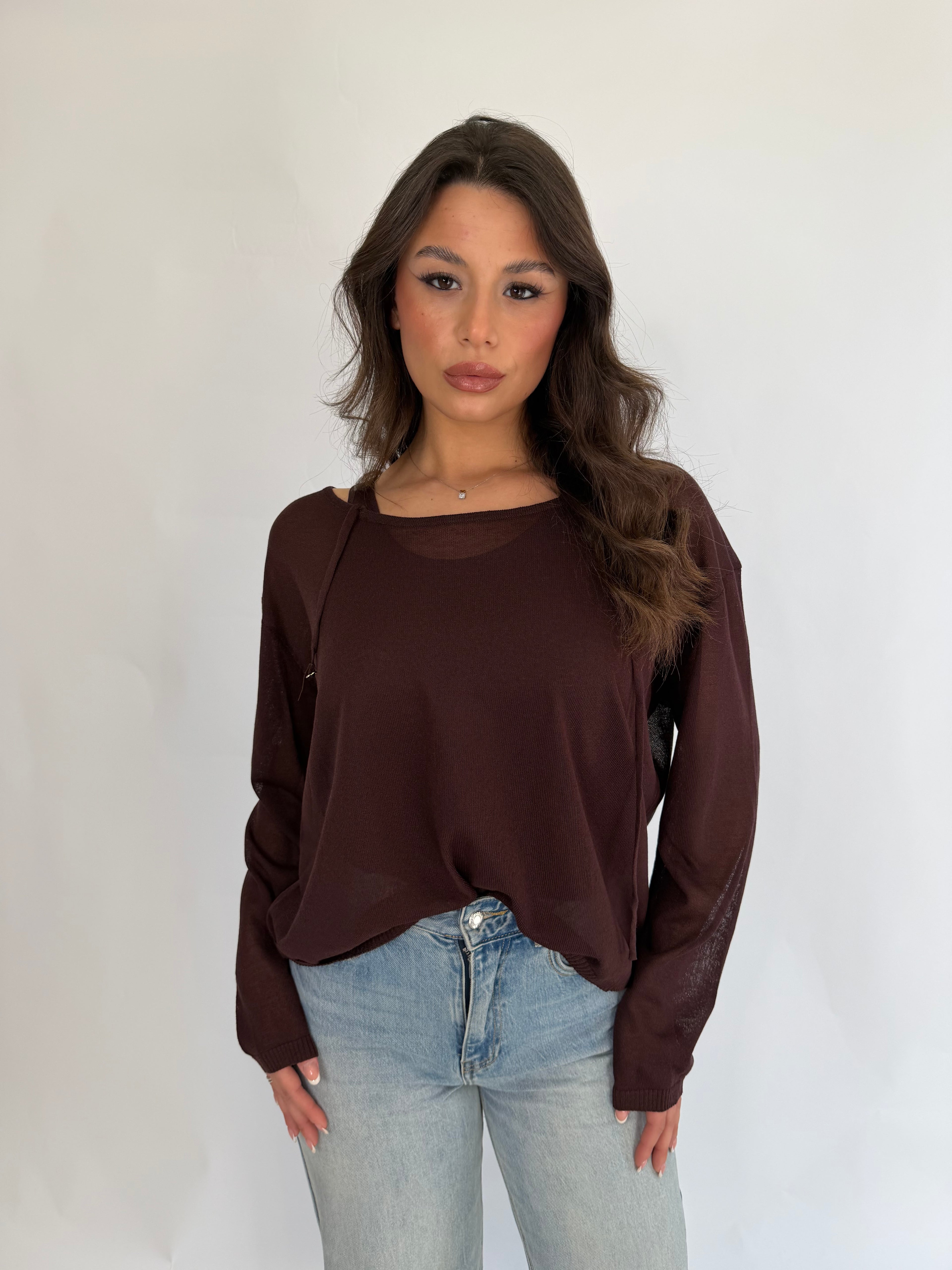 Set canotta e maglia in filo