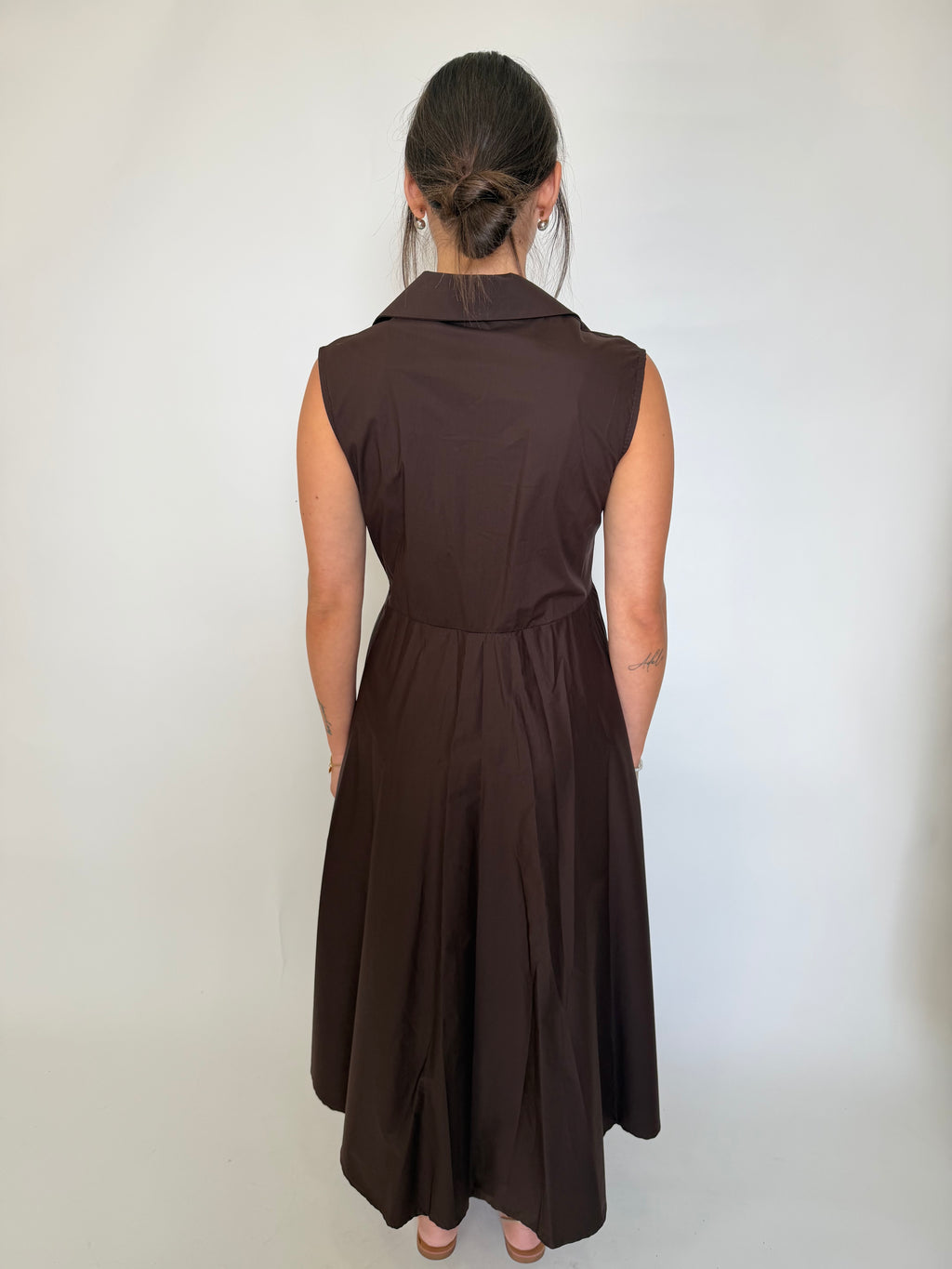 Vestito midi in cotone