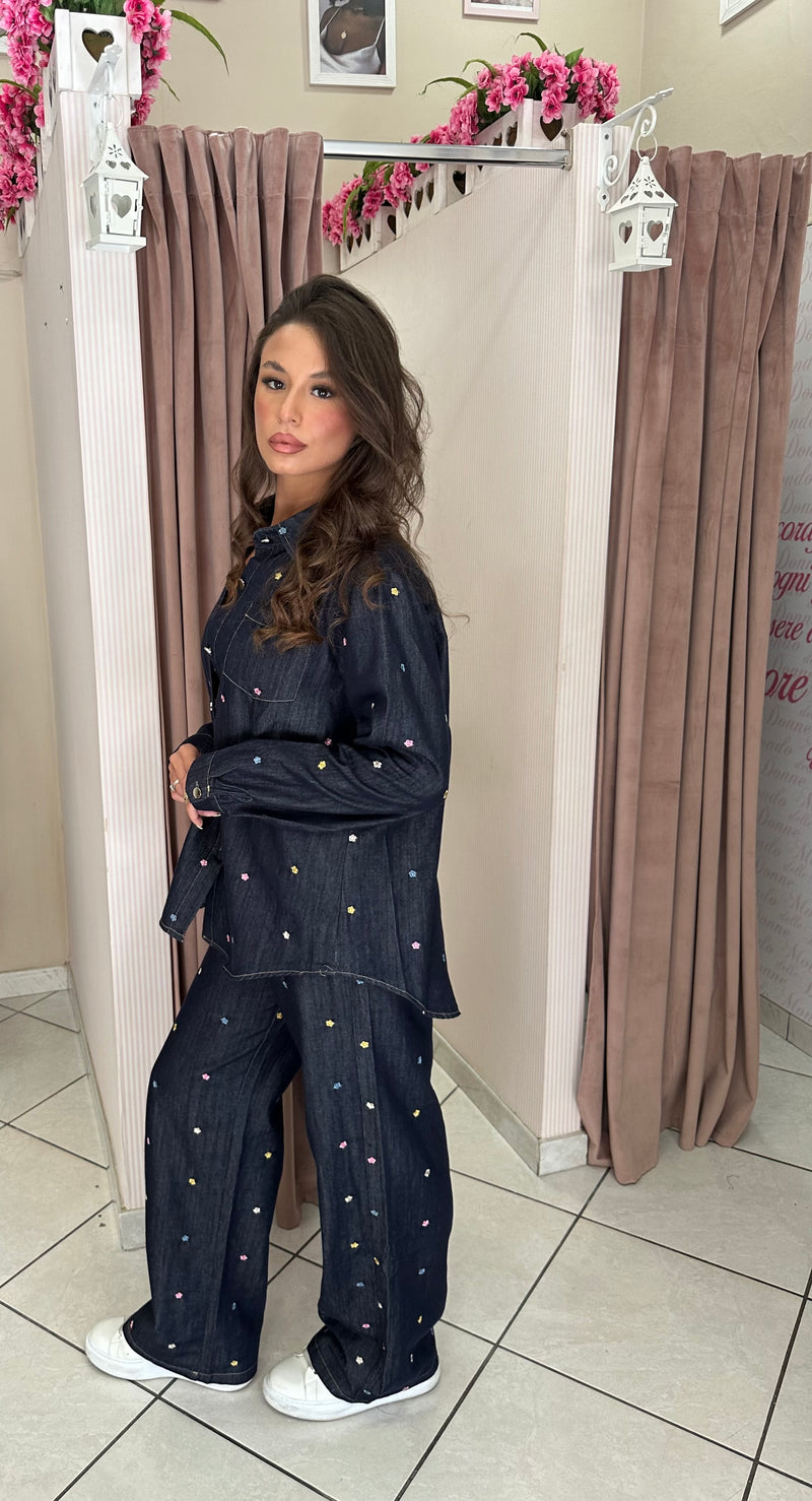 Coord set con fiori