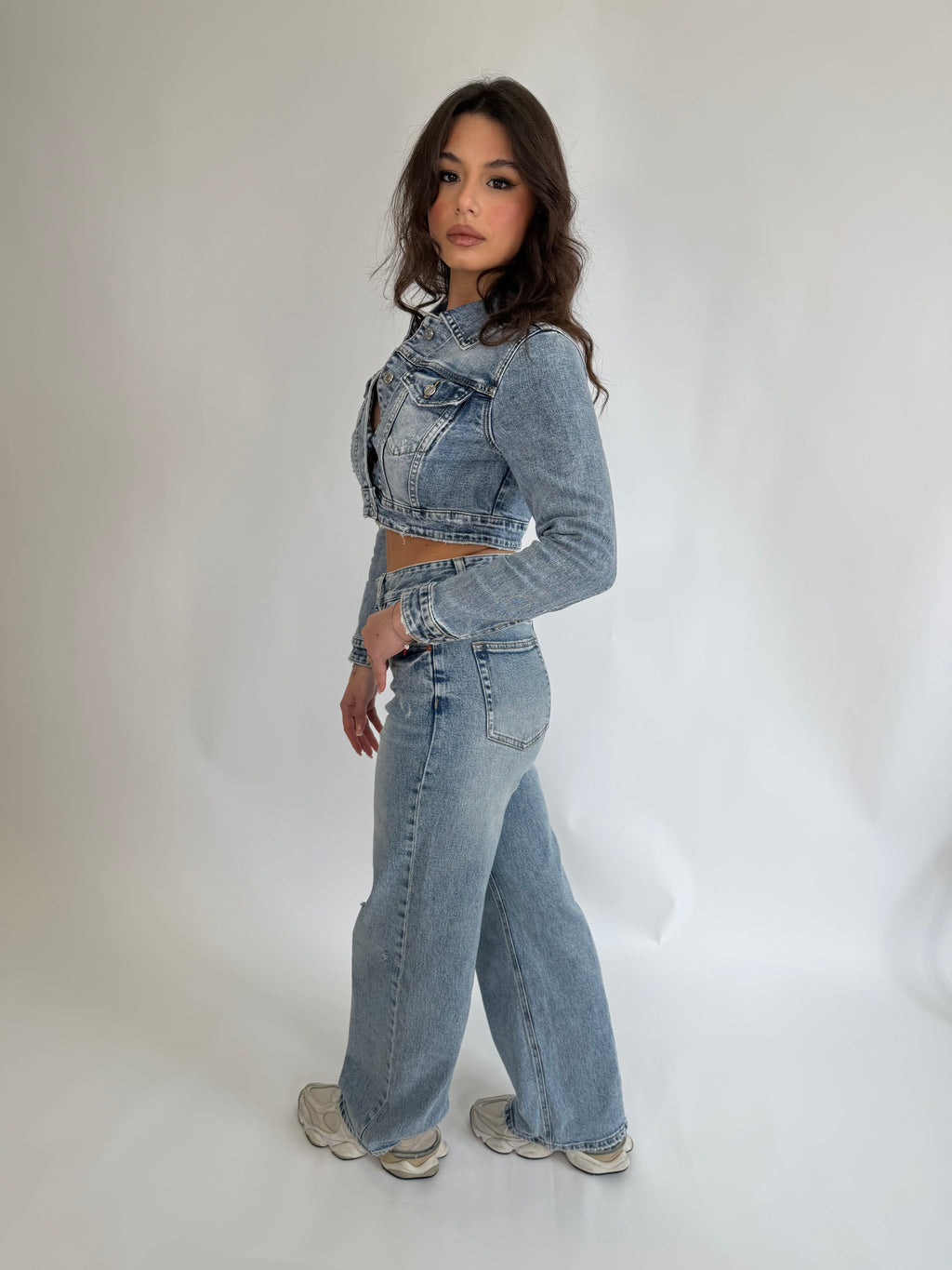 Jeans wide leg 8000-16