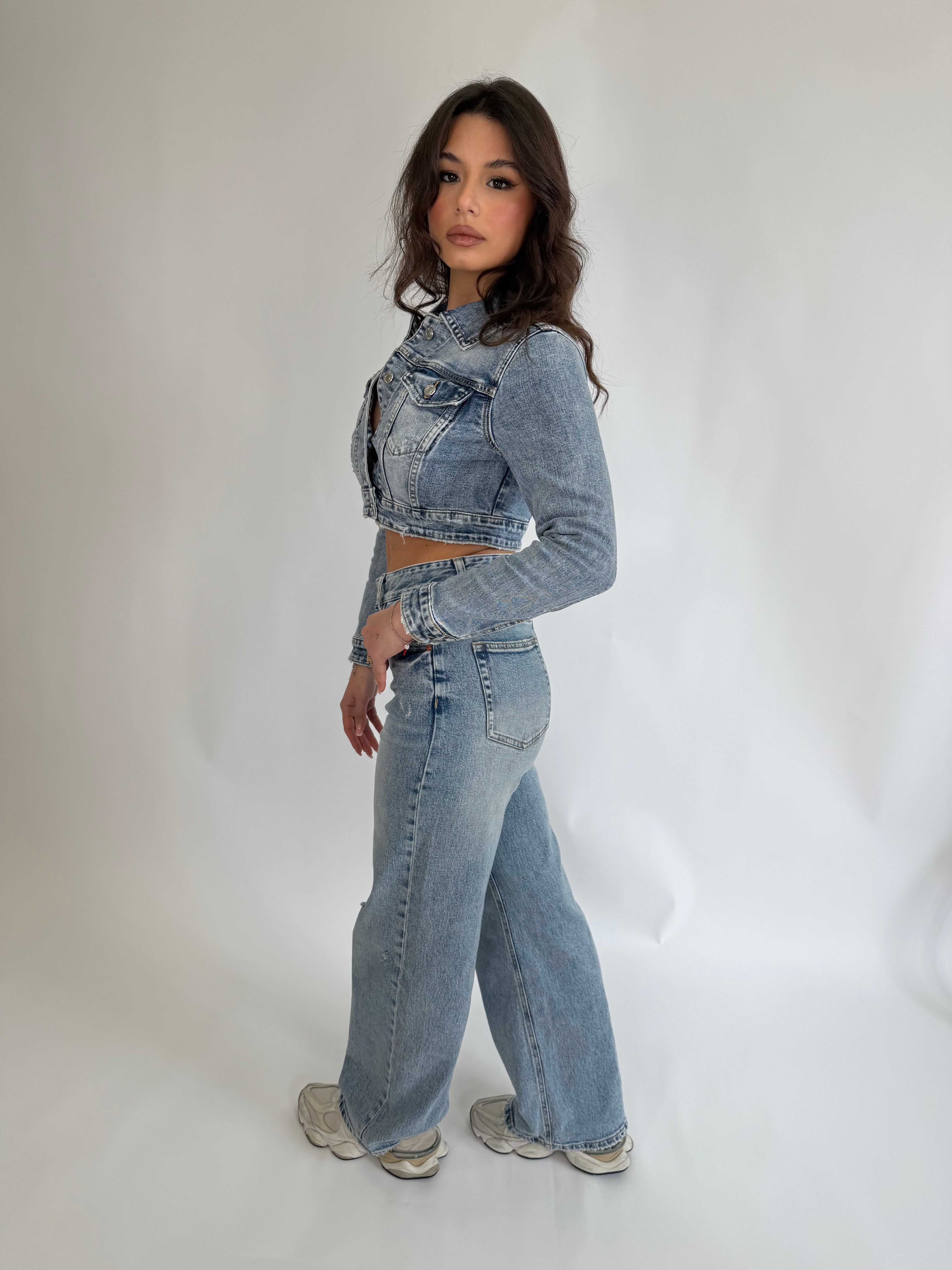 Jeans wide leg 8000-16