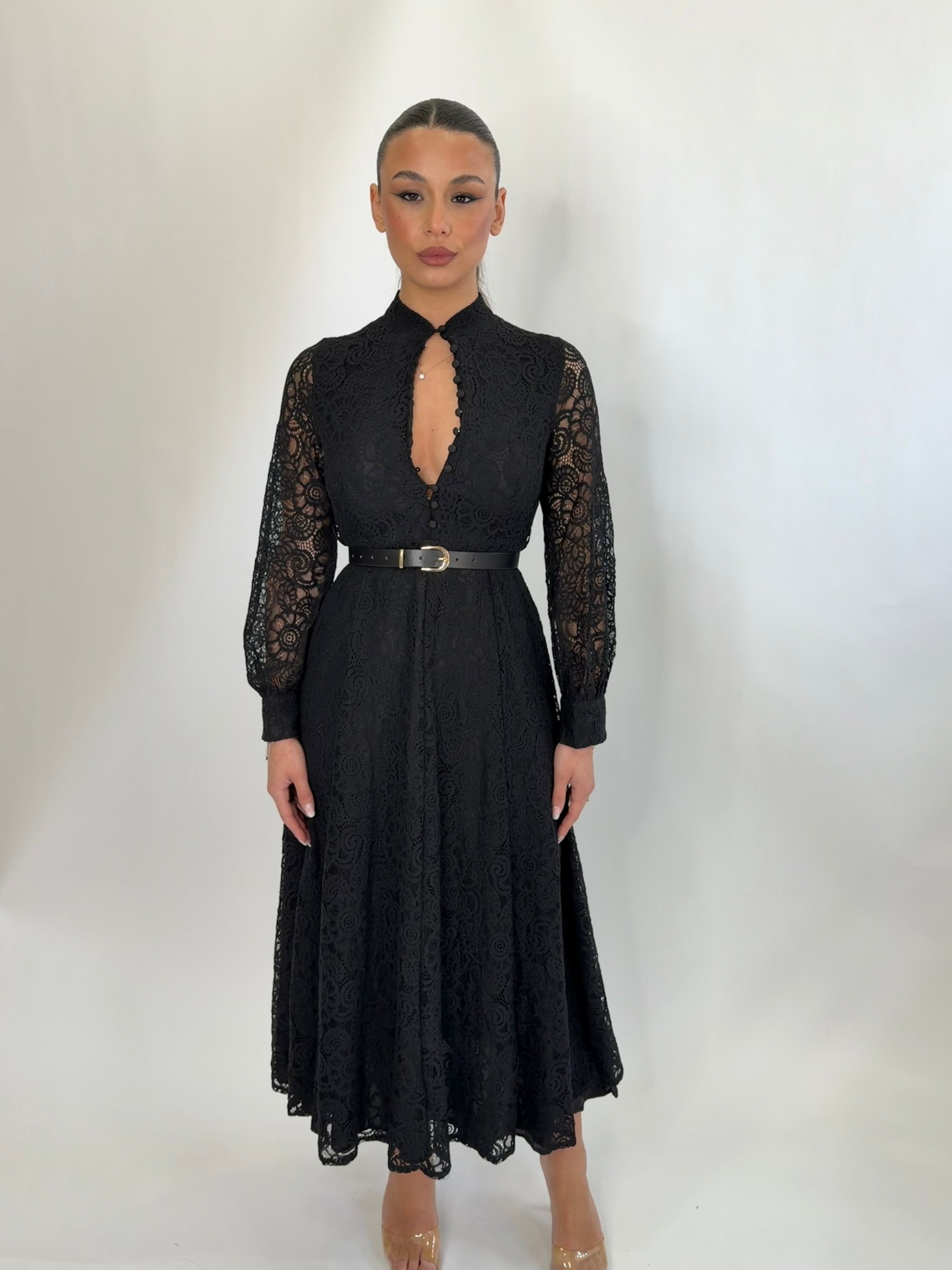 Vestito Eleonora midi pizzo