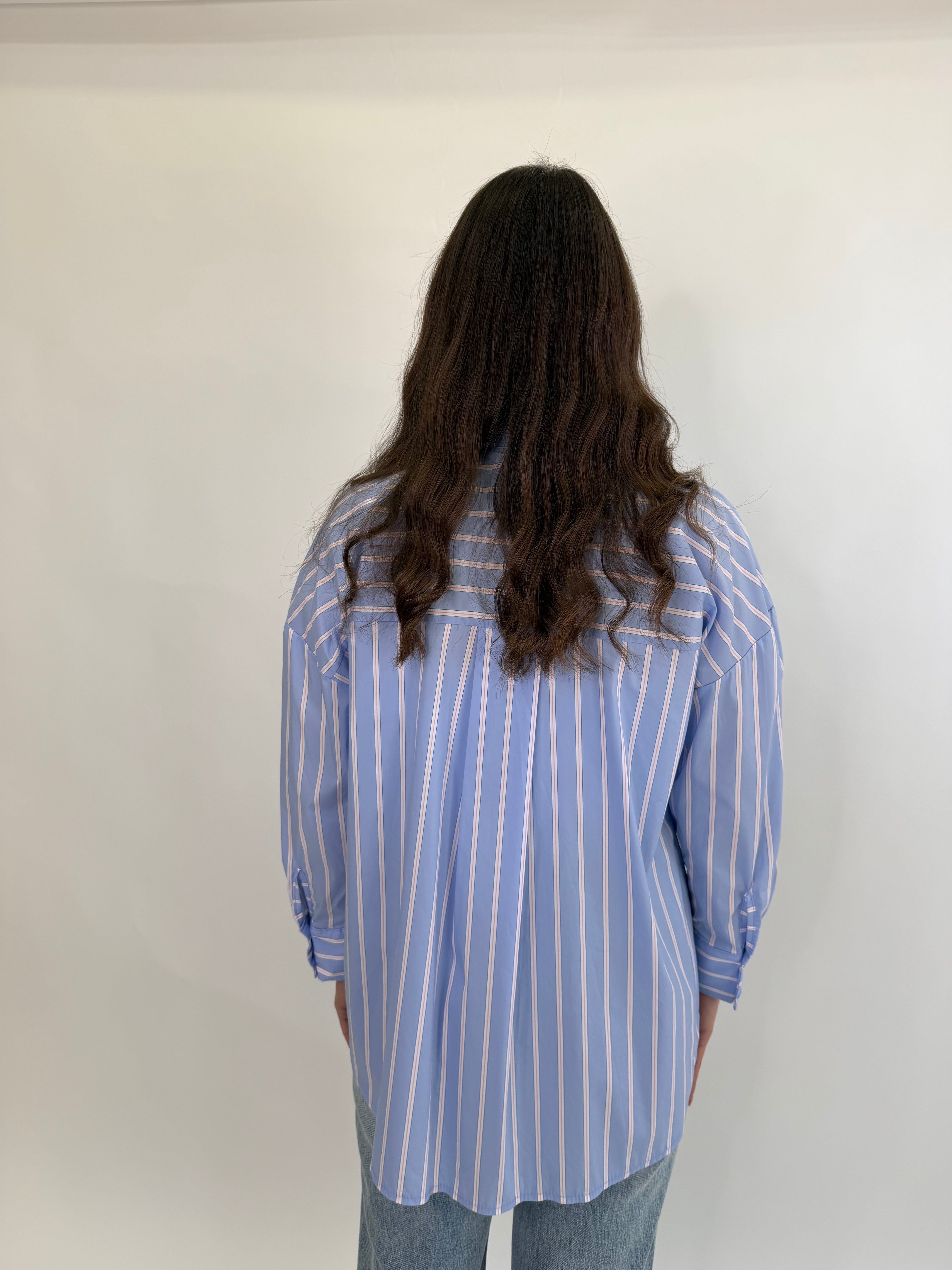 Camicia basic a righe