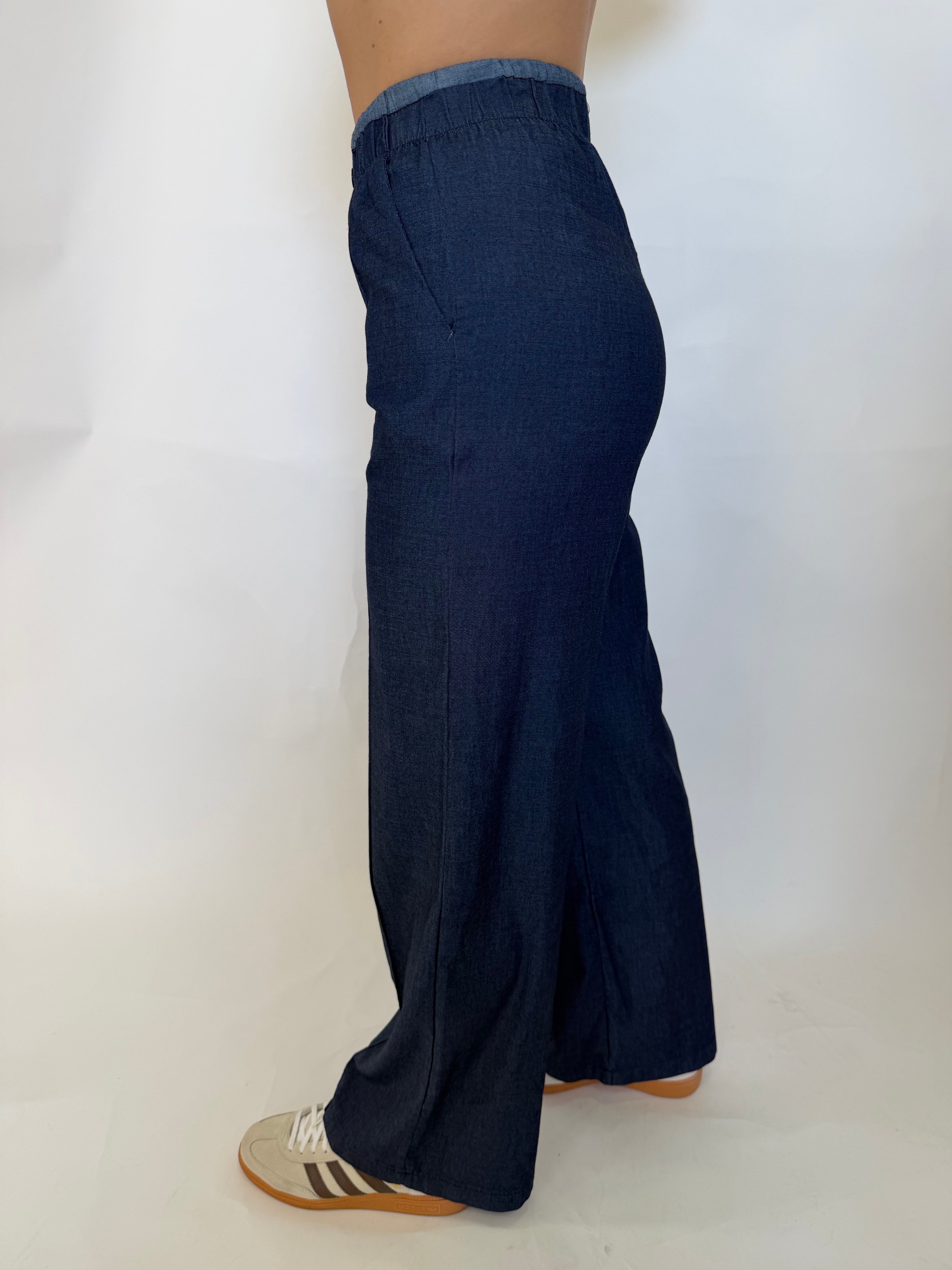 Pantalone Katia effetto denim